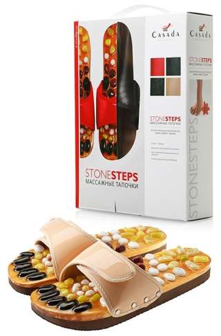 Тапочки Casada STEP-STONES шампань 40р