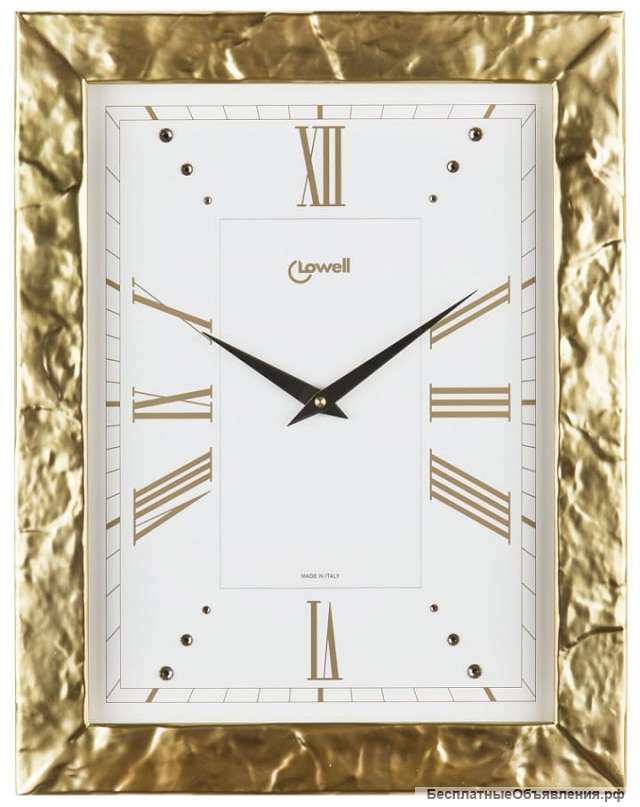 Стильные настенные часы Lowell 11992