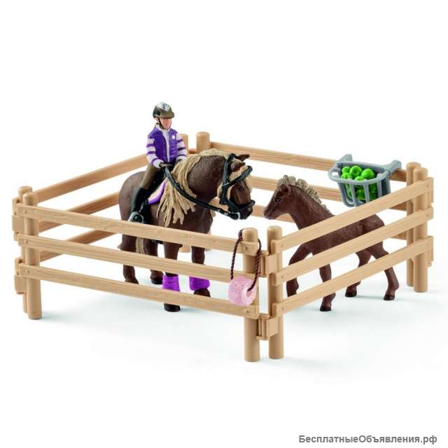 Набор Schleich Всадник с ирландским пони