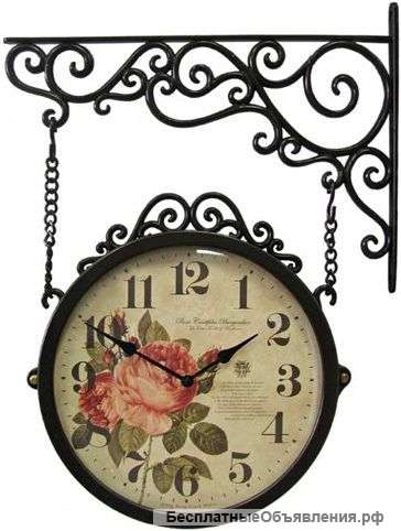 Настенные двусторонние часы B&amp; S M 250 BR-F2