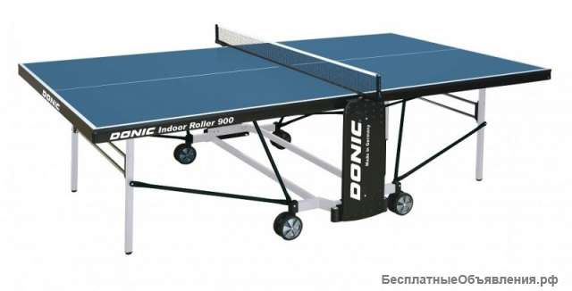 Теннисный стол складной Donic Indoor Roller 900 синий