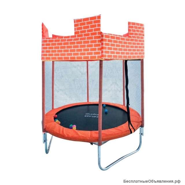 Батут с внешней сеткой Baby-Grad Castle 6 FT