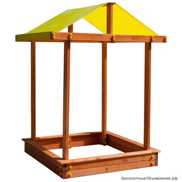 Детская песочница Самсон Дюна с крышей