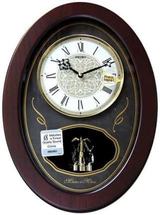 SEIKO QXM373BN: Настенные часы с мелодией