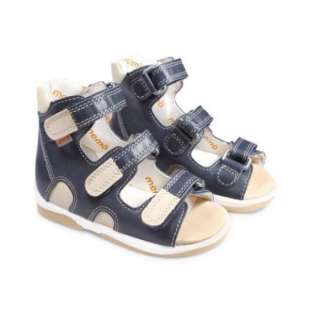 Детская ортопедическая обувь MEMO APOLLO темно-синий DRMC 3DA кожа