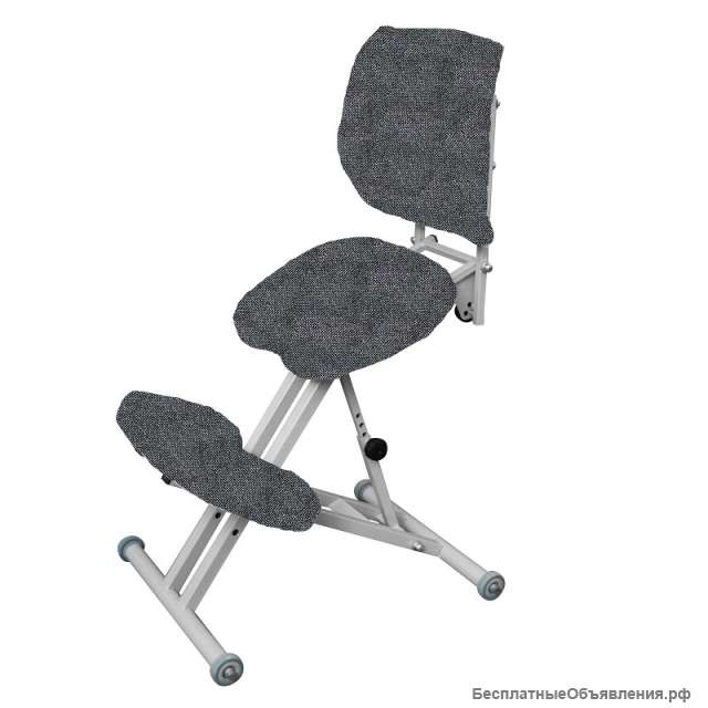 Стул коленный Takasima “ОЛИМП” СК-2 антрацит/черный