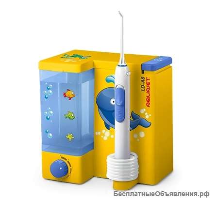 Детский ирригатор полости рта Aquajet LD-A8 желтый