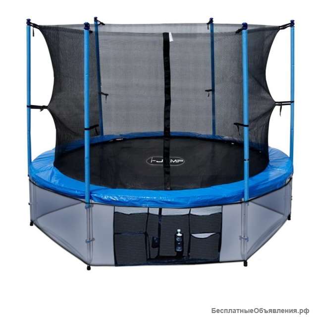 Комплект батут i-JUMP 8ft диаметр 2,44 метра с сетью