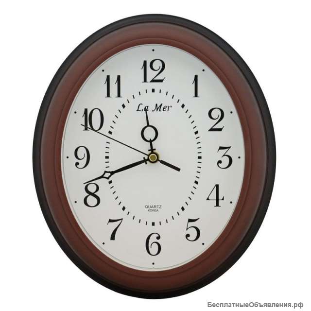 Настенные часы LA MER GD200 BRN