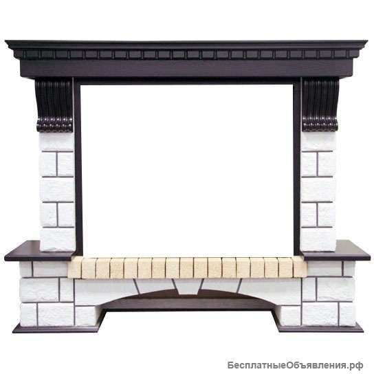 Портал каменный Royal Flame Pierre Luxe под очаг Dioramic 28 FX (венге)