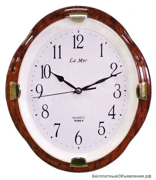 Настенные часы LA MER GD054BRN