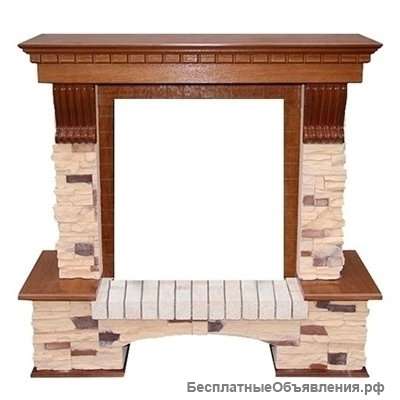 Портал каменный Royal Flame Pierre Luxe под очаг Dioramic 25 FX (сланец, дуб)