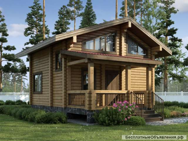 Бани и дома из бруса под ключ с доставкой