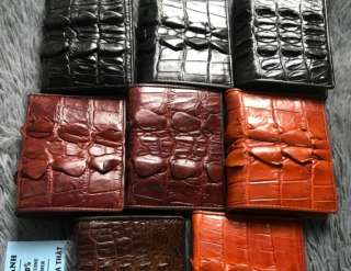 Кошельки мужские из кожи крокодила