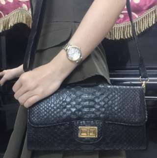 Сумка из кожи питона