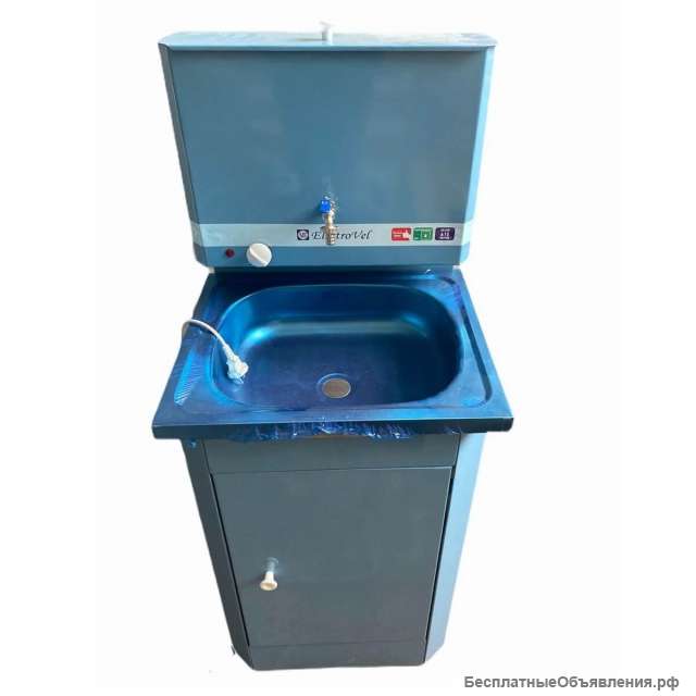 Умывальник ElectroVeL с подогревом (раковина нерж.)