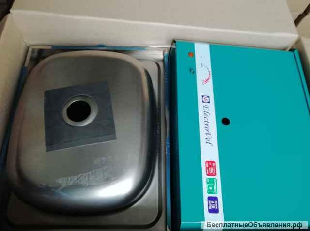 Умывальник ElectroVeL с подогревом (раковина нерж.)