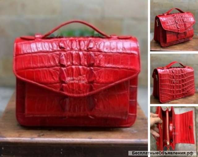 Сумка из Вьетнама кожа крокодила оригинал