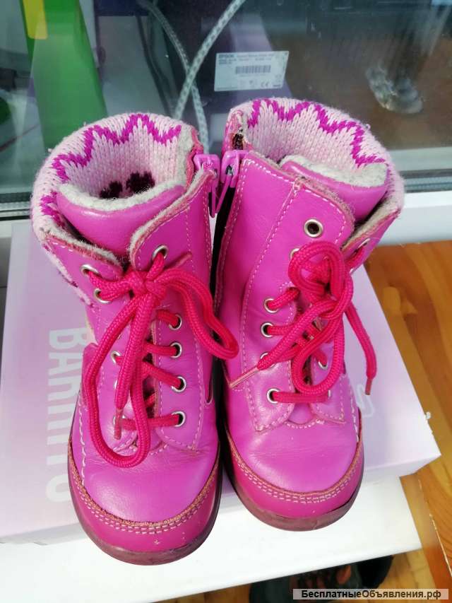 Ботинки Котофей дерби повседневные для девочки, р.24, б/у