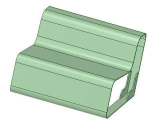 Проект диванчика из фанеры 12 мм ПП ПНД листов для изготовления