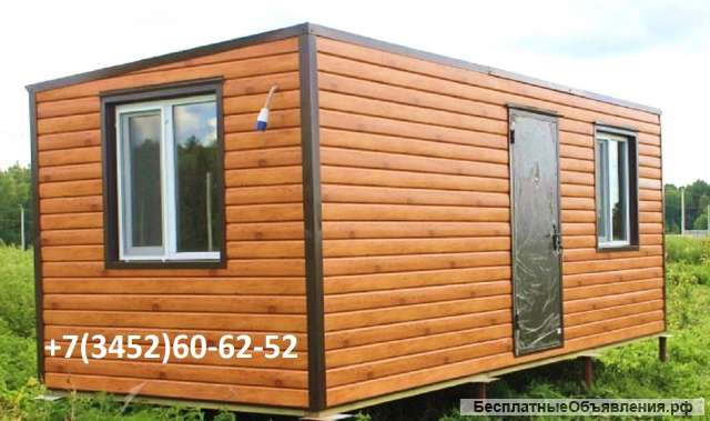 Дачные домики обшитые металлосайдингом под дерево