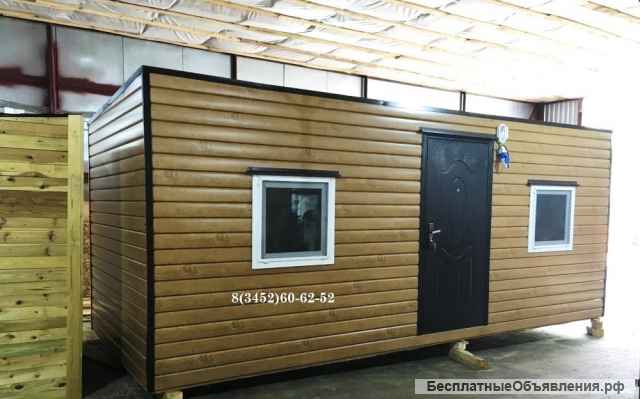 Дачные домики обшитые металлосайдингом под дерево