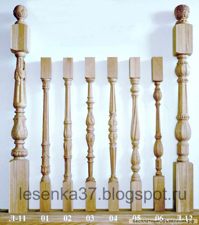 Балясины в Ульяновске, ступени для лестниц