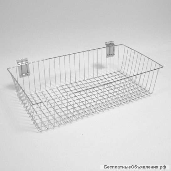 Навесные сетчатые корзины для эконом-панелей