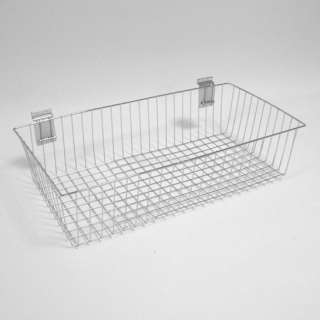 Навесные сетчатые корзины для эконом-панелей