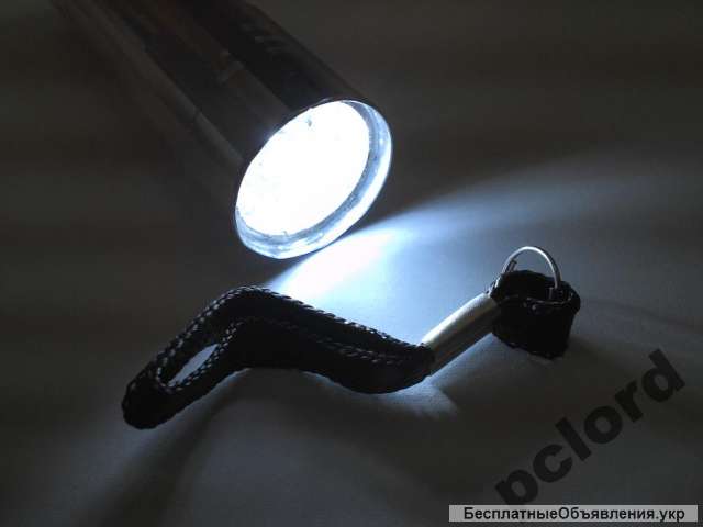 Фонарик карманный 9 LED яркий 3*ААА