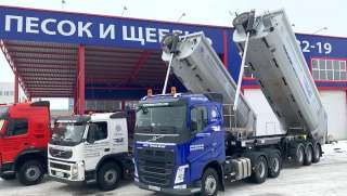Доставка песка от компании «ЛУКАС-СПЕЦТЕХНИКА»