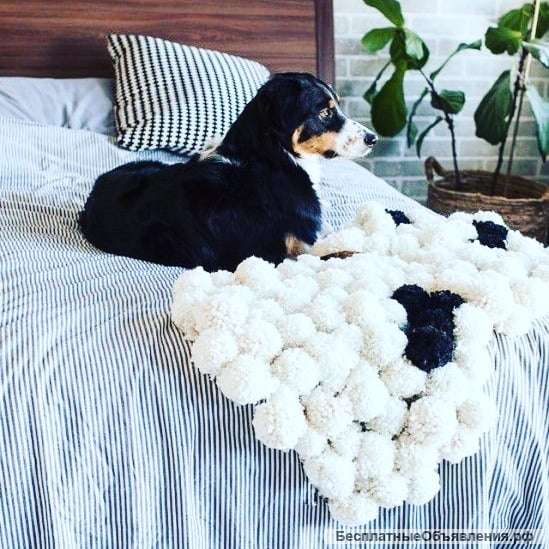 Изготовление ковриков из помпонов