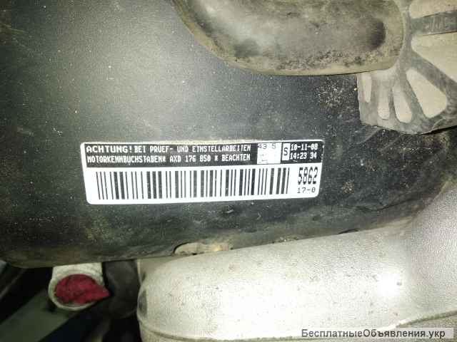 Двигатель на Volkswagen Transporter-5 2,5 TDI AXD ПРОБЕГ 108 тыс. км.