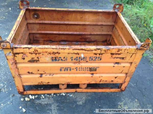 Тара. Тара металлическая. Тара ящичная б/у