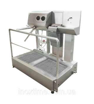 Санпропускник для дезинфекции рук и подошв обуви, комплекс