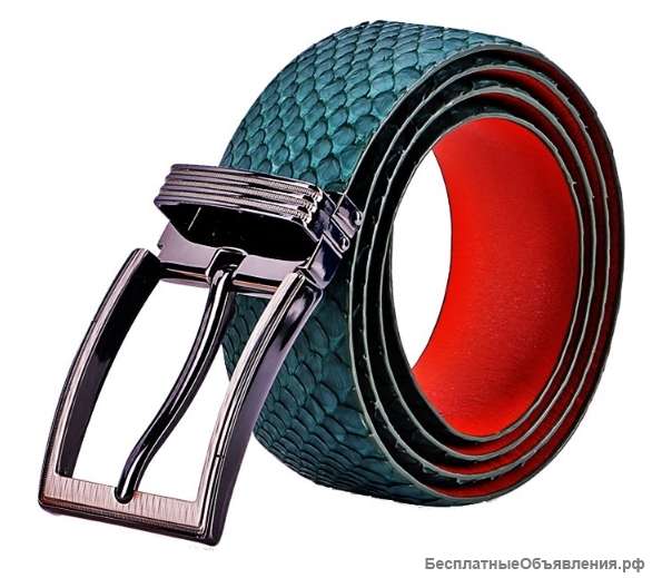 Ремень из кожи питона
