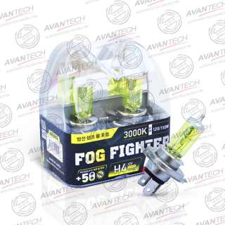 Лампа высокотемпературная Avantech H4 12V (120/110W) 3000K, комплект 2 шт