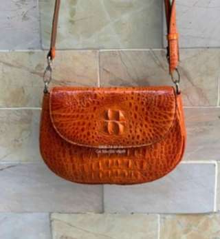 Женская сумка из кожи крокодила