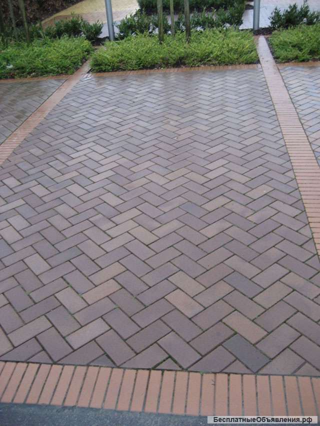 Укладка тротуарной плитки, асфальта