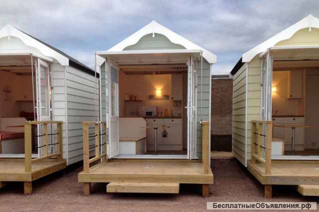 Изготавливаем пляжные домики
