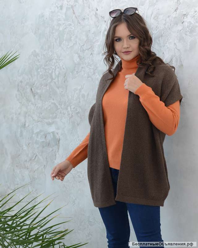 Жилет из пуха яка 7025b