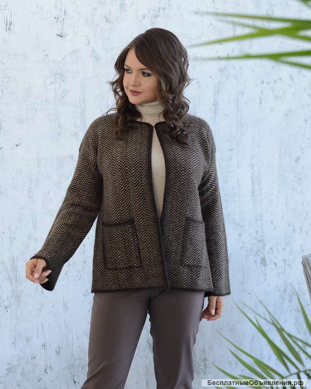 Кардиган из пуха яка и верблюда 4023b