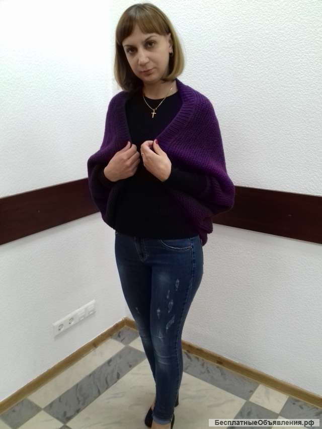 Шраг из толстой пряжи