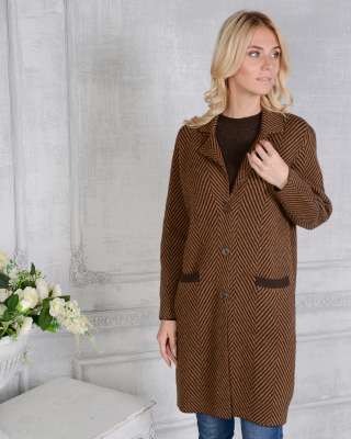 Пальто из пуха яка и верблюда 32042-1