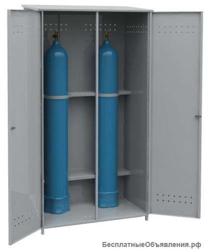 Шкаф металлический для хранения газовых баллонов