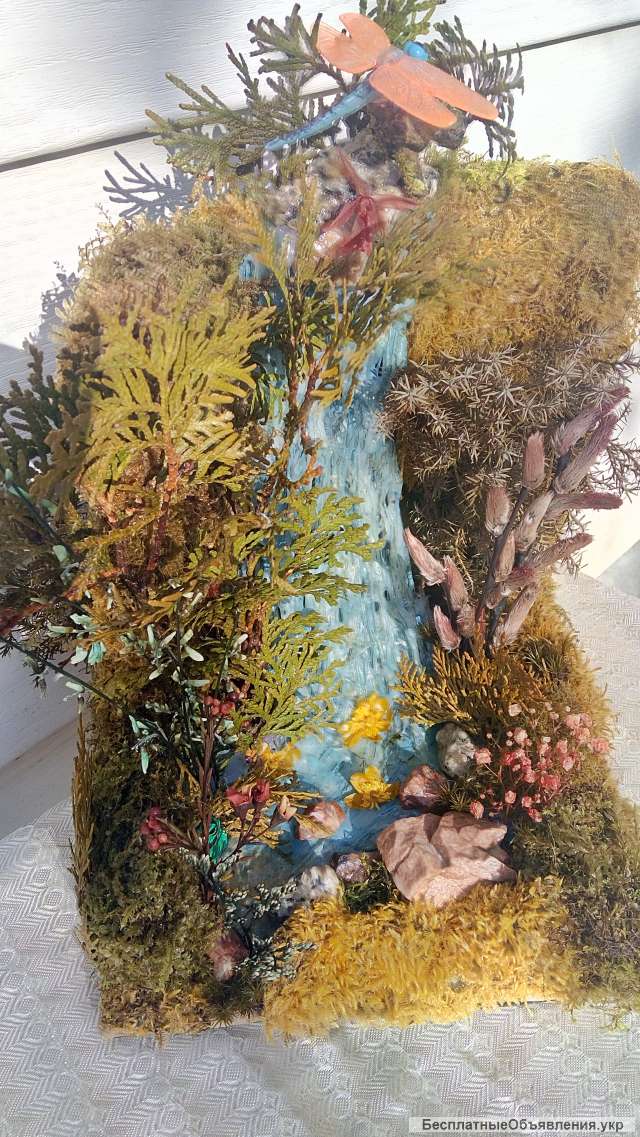 Эксклюзивные и современные инсталляции живой природы.Ручная работа