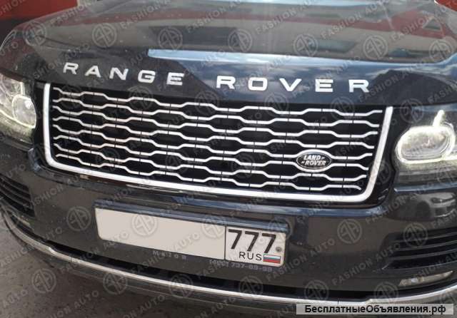 Решетка радиатора рестайлинг range rover тюнинг ренж ровер решетка