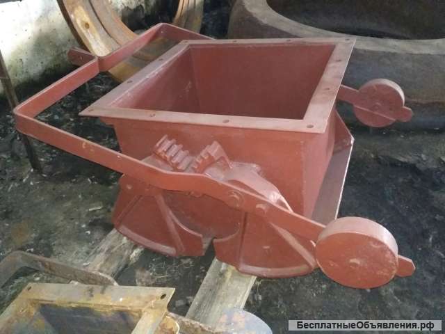 Затворы бункерные 630х630, 400х400; 500х500