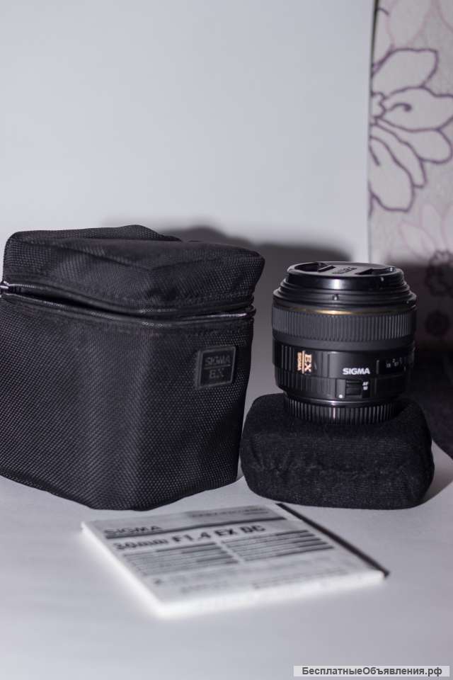 Sigma 30 mm f1.4 EX DC for CANON