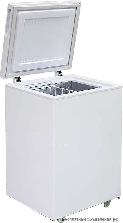 Морозильный ларь узкий с глухой крышкой